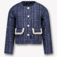 Prinsessefin Enfant Filles Veste Navy