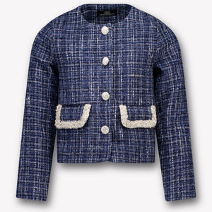 Prinsessefin Enfant Filles Veste Navy