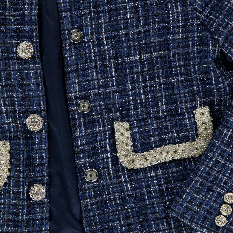 Prinsessefin Enfant Filles Veste Navy