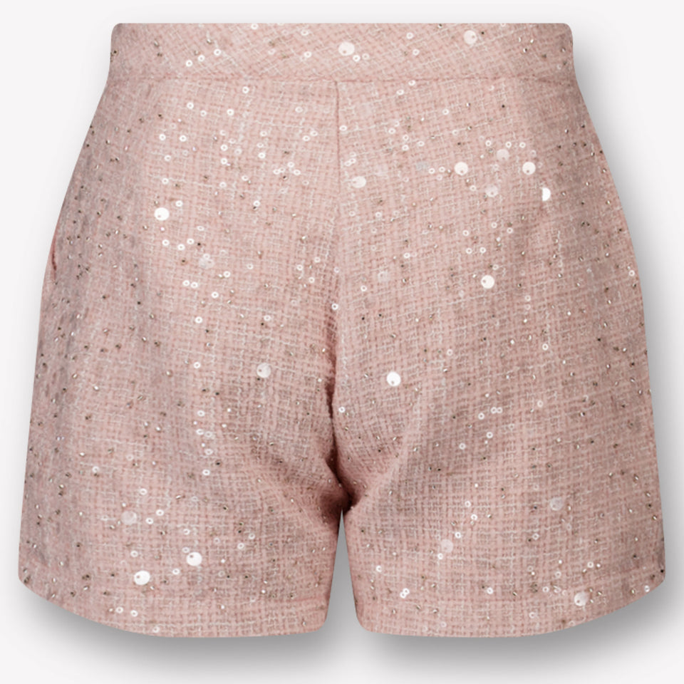 Prinsessefin Enfant Filles Short dans Rose Léger