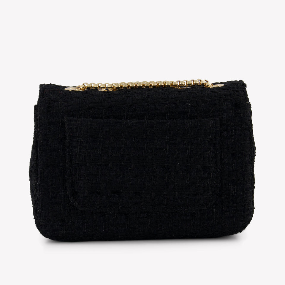 Prinsessefin Kinder Mädchen Eintacken Schwarz