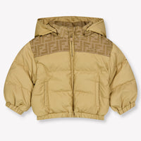 Fendi Bébé Unisexe manteau d'hiver Beige