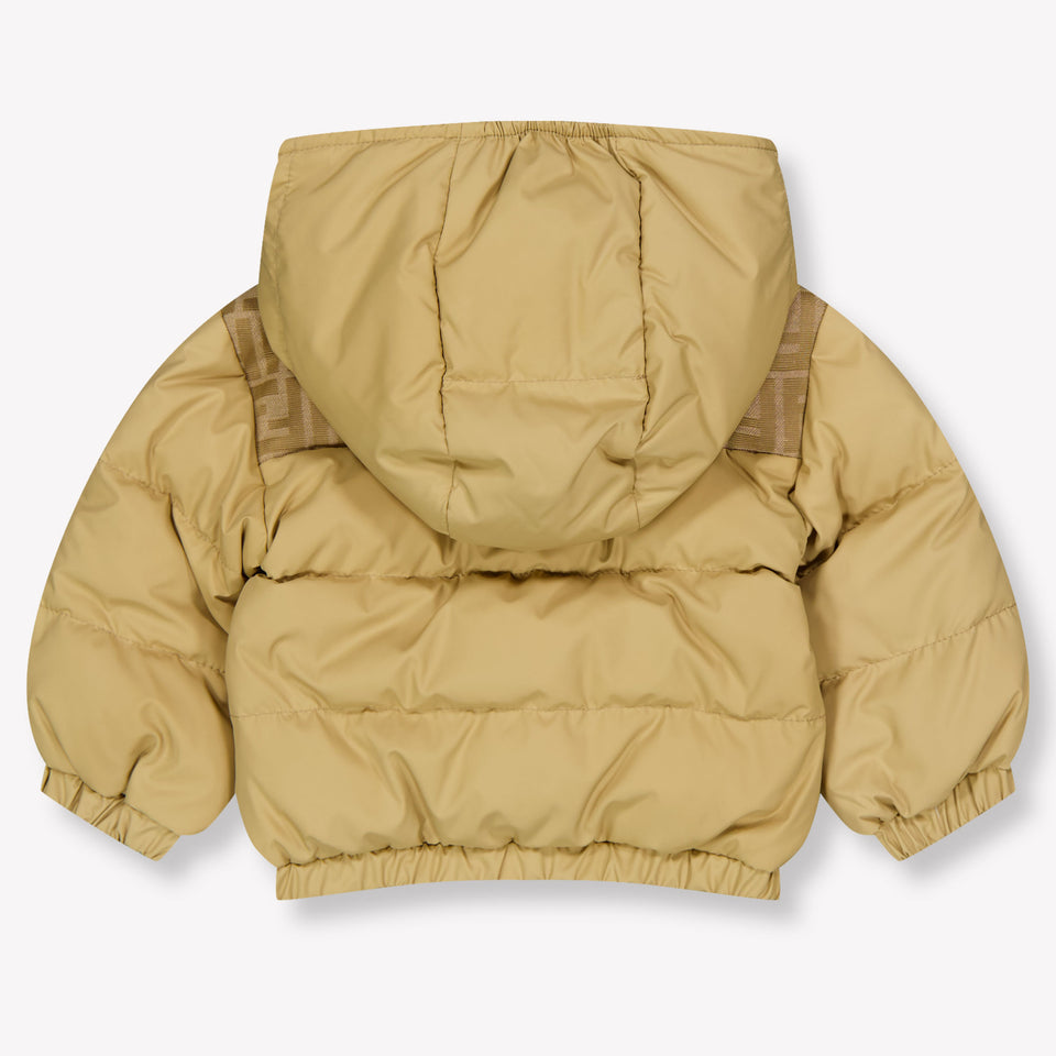 Fendi bebe Unisex abrigo de invierno en Beige