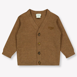 Fendi Bébé Unisexe Gilet Camel