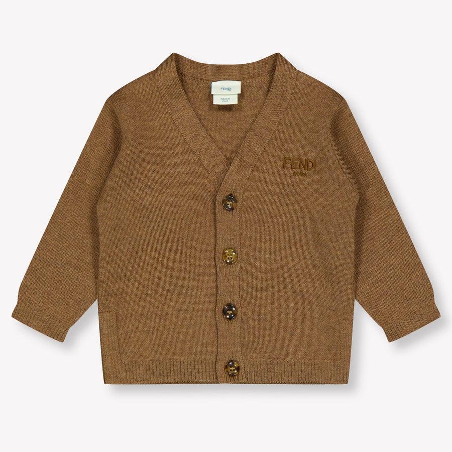 Fendi Bébé Unisexe Gilet Camel