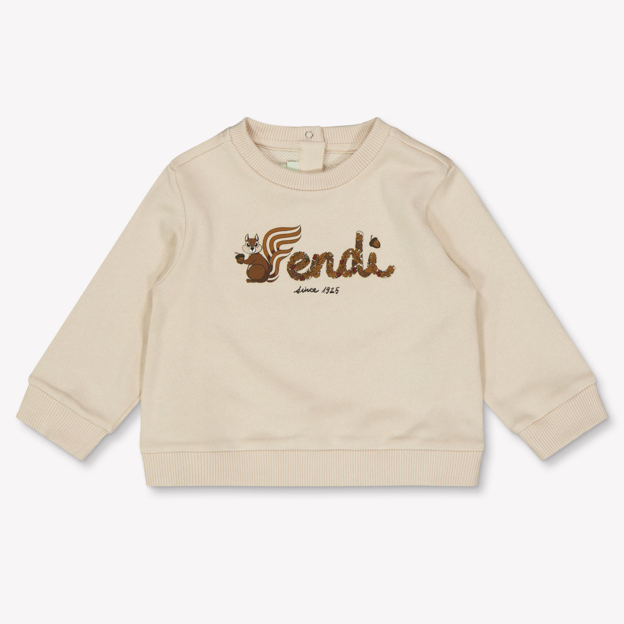 Fendi Bébé Unisexe Pull Beige Clair