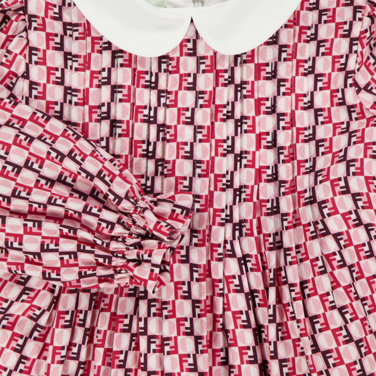 Fendi Bebé Chicas Vestido Rosa