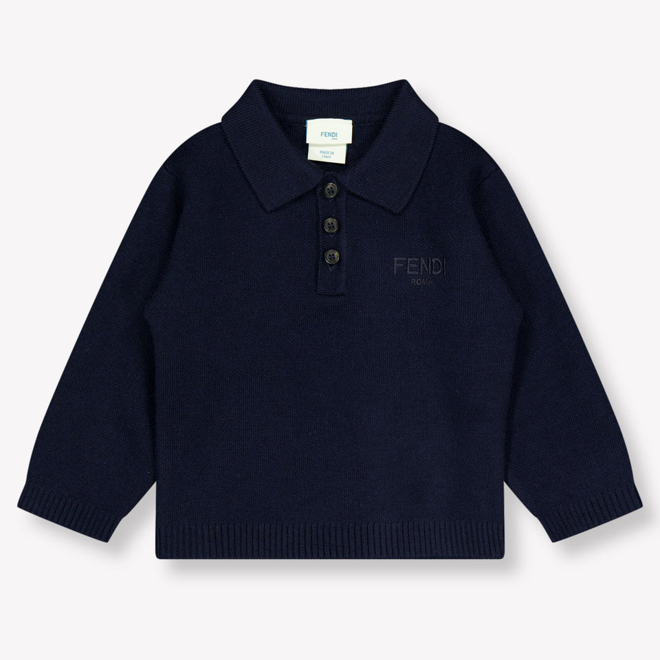 Fendi Bebé Chicos Chaleco Navy