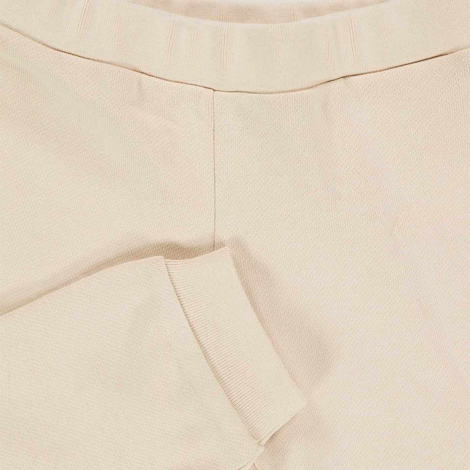 Fendi Baby Unisex Broek In Licht Beige