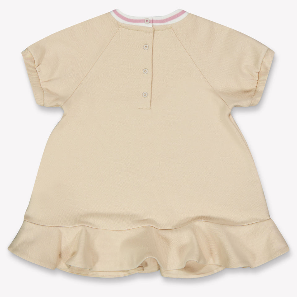 Fendi Baby Girls Dress Light Beige