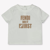 Fendi Bambino Ragazze Maglietta dentro Beige
