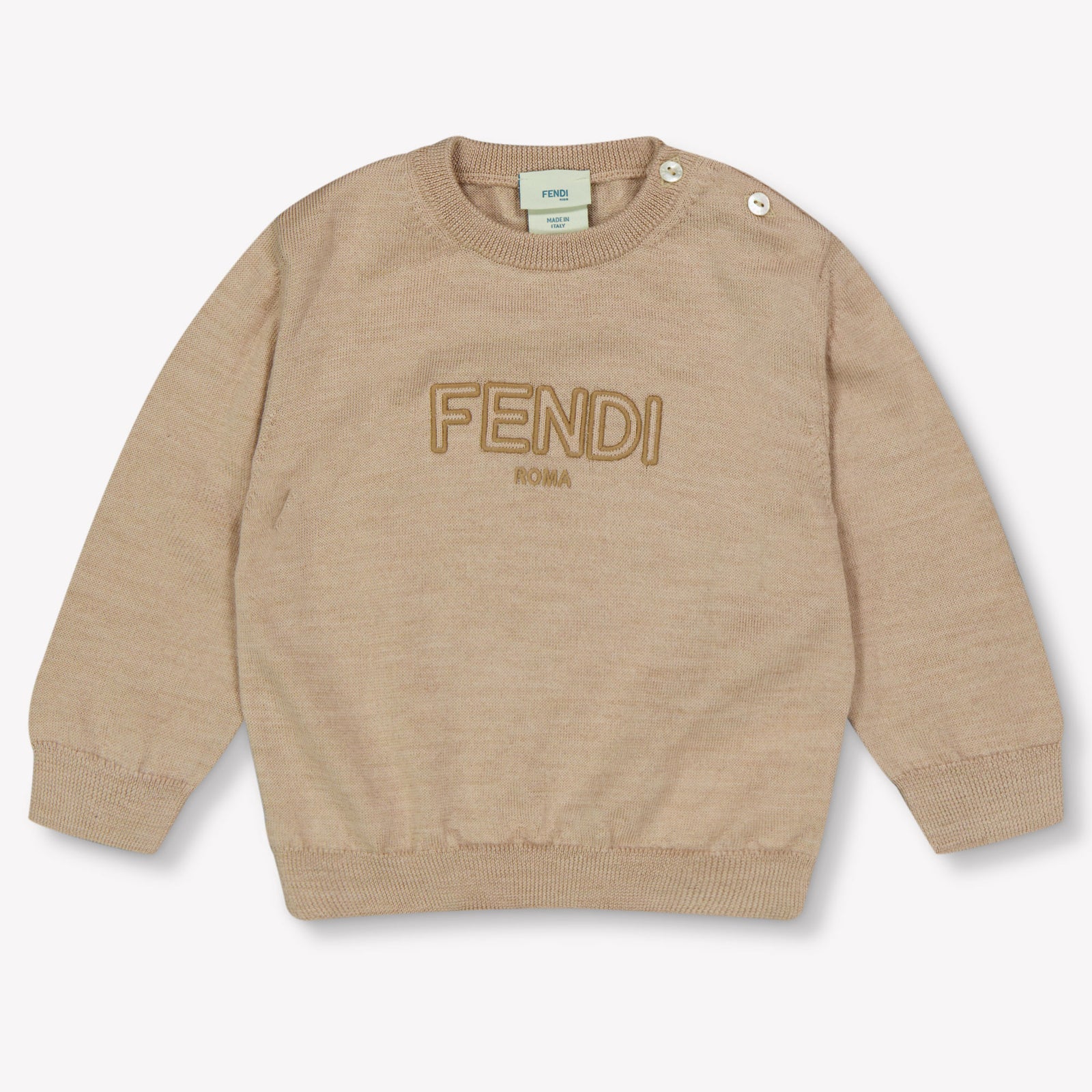 Fendi Bebé Unisex Sweater in Beige claro