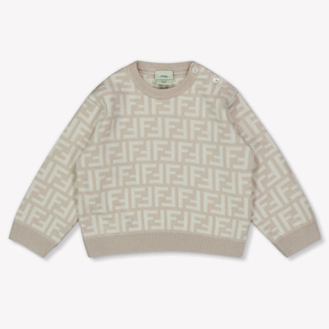 Fendi Baby Unisex Sweater in Gray