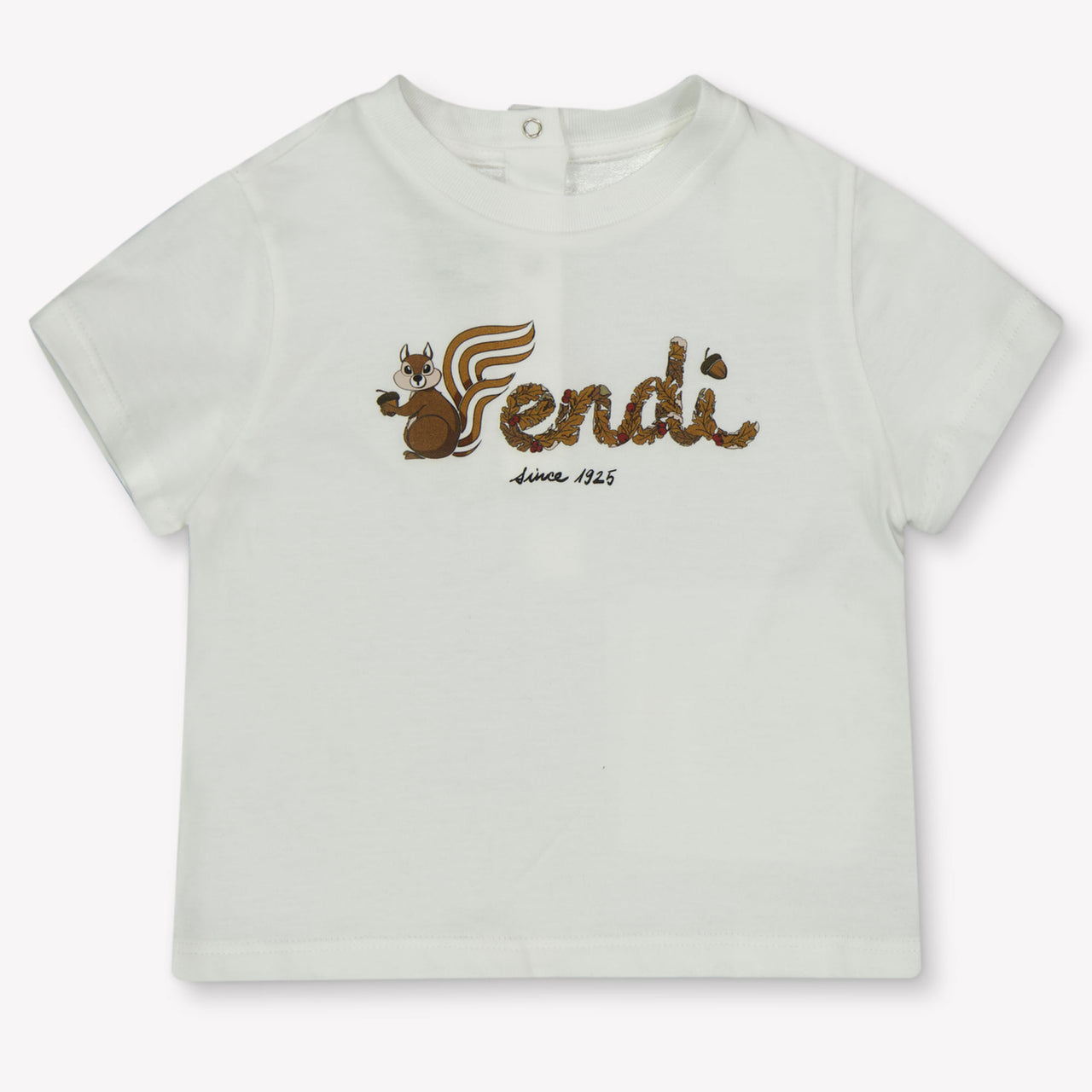 Fendi Bebé Unisex T-shirt in Blanco