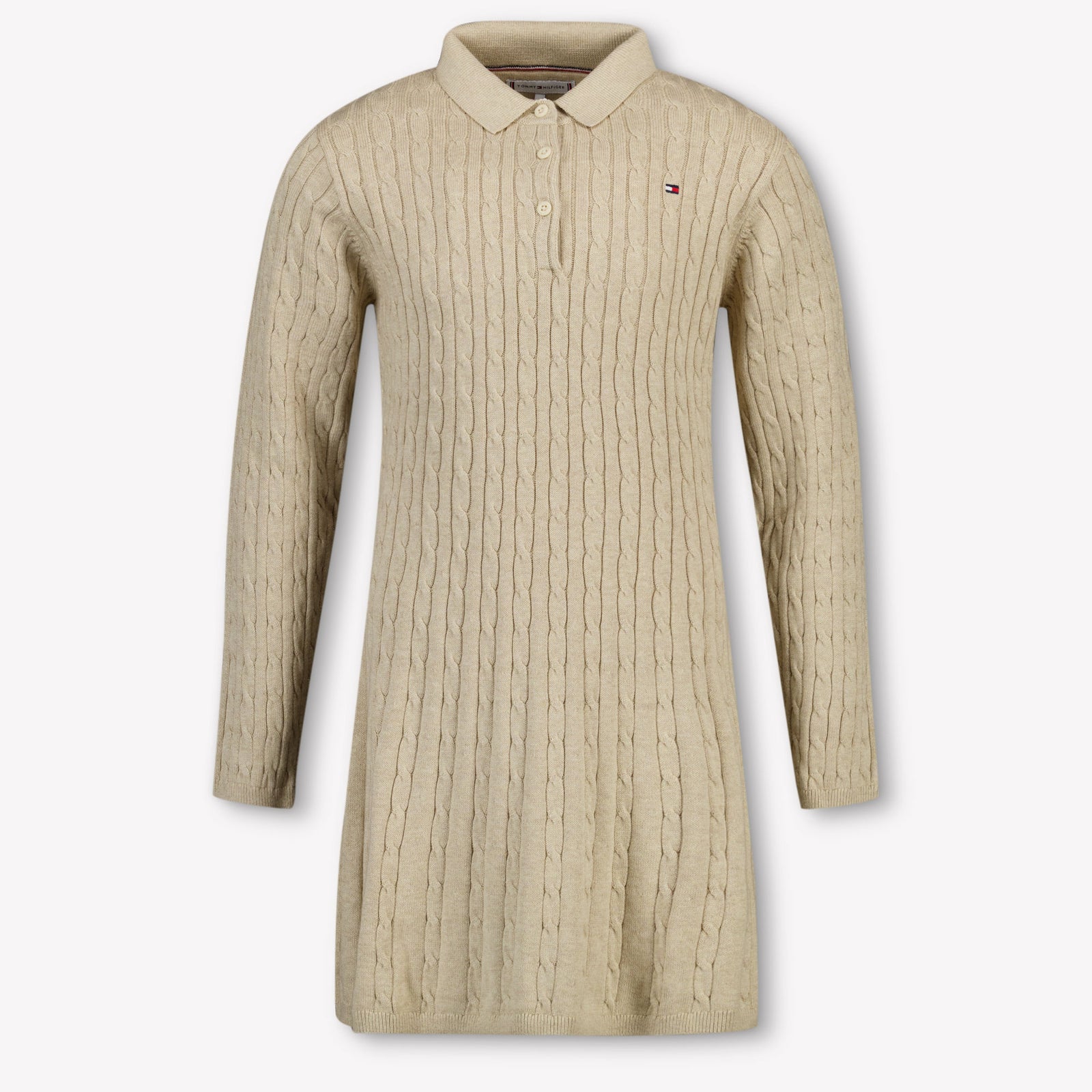 Tommy Hilfiger Kids Girls Dress Beige