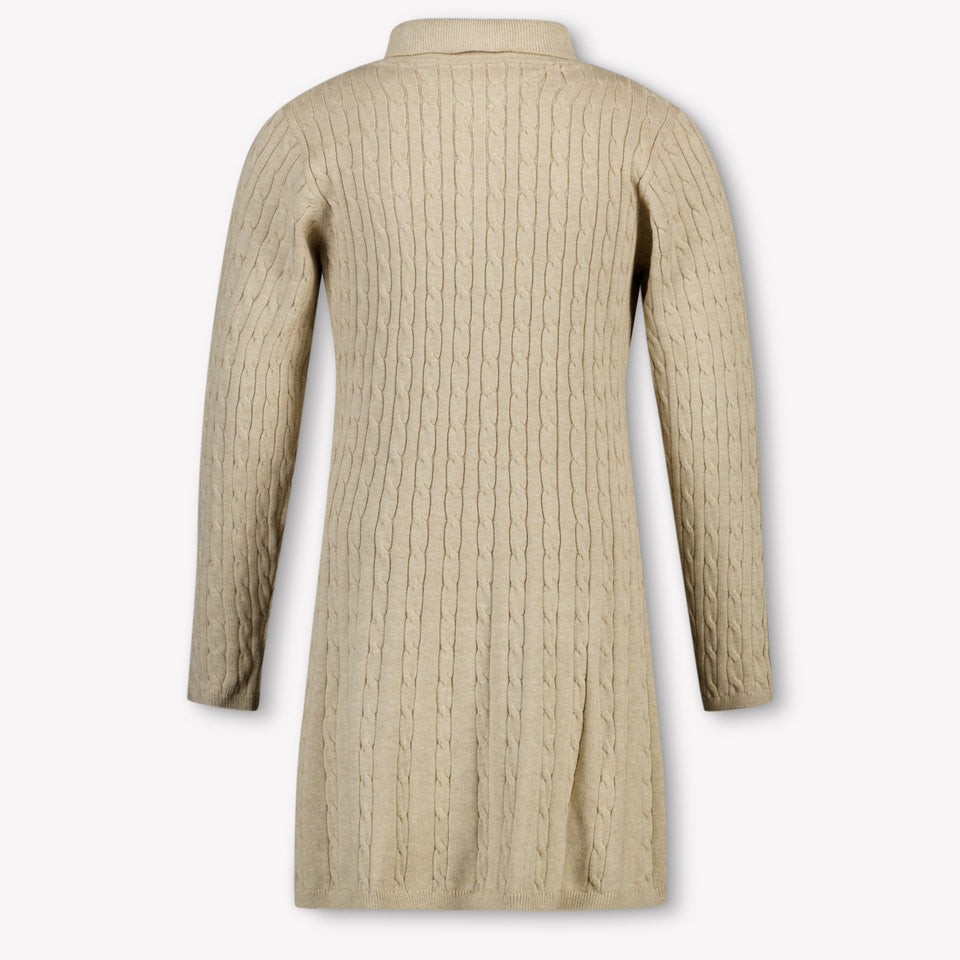 Tommy Hilfiger Kids Girls Dress Beige