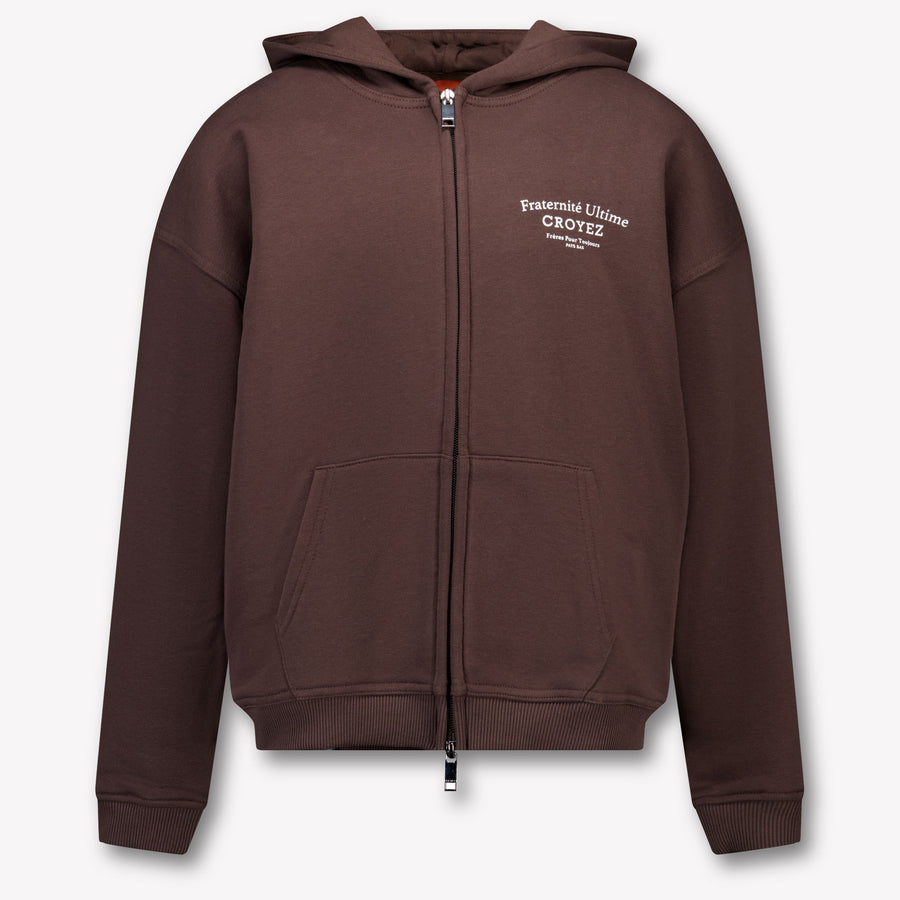 Croyez Kinder Jungen Strickjacke In Braun