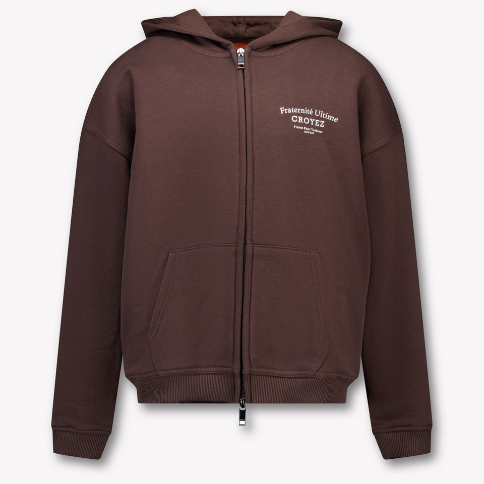 CROYEZ KINDER Garçons Gilet Marron