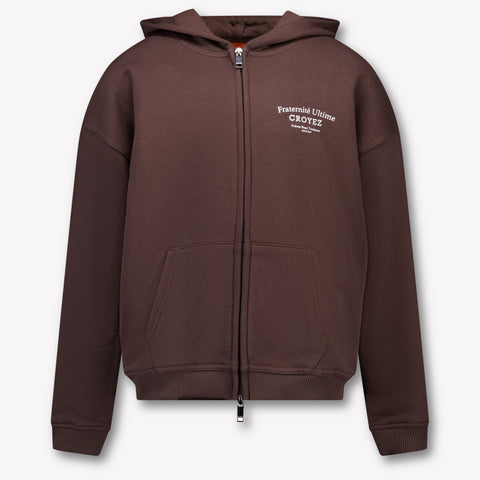 CROYEZ KINDER Garçons Gilet Marron