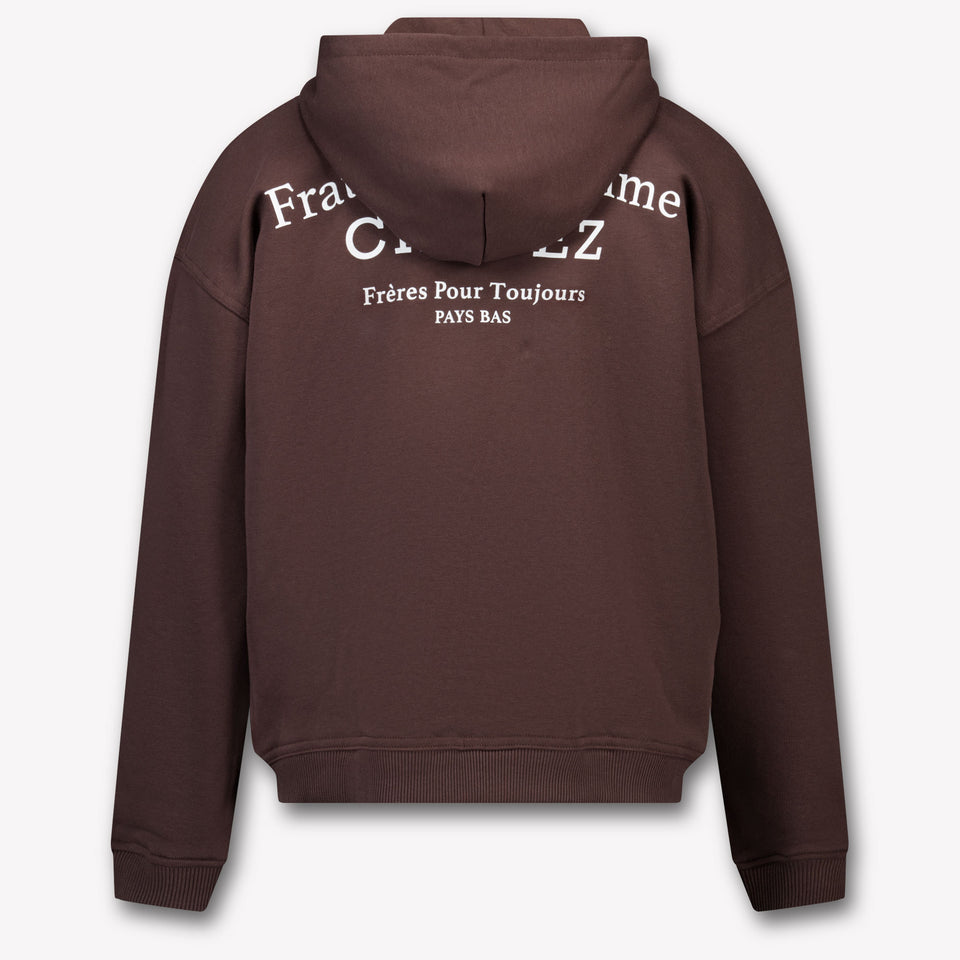 CROYEZ KINDER Garçons Gilet Marron