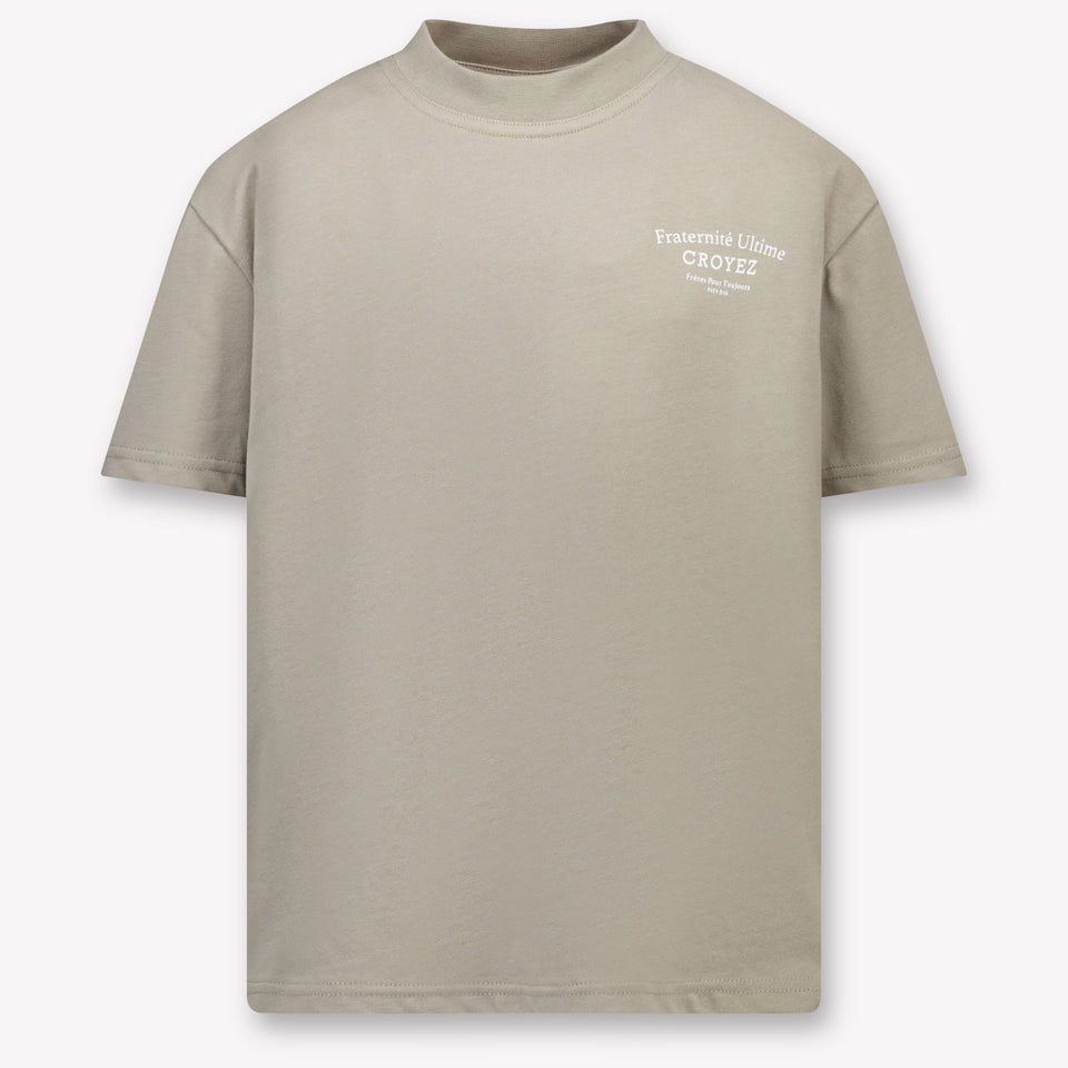 Croyez Kids Boys T-shirt in Olive Green