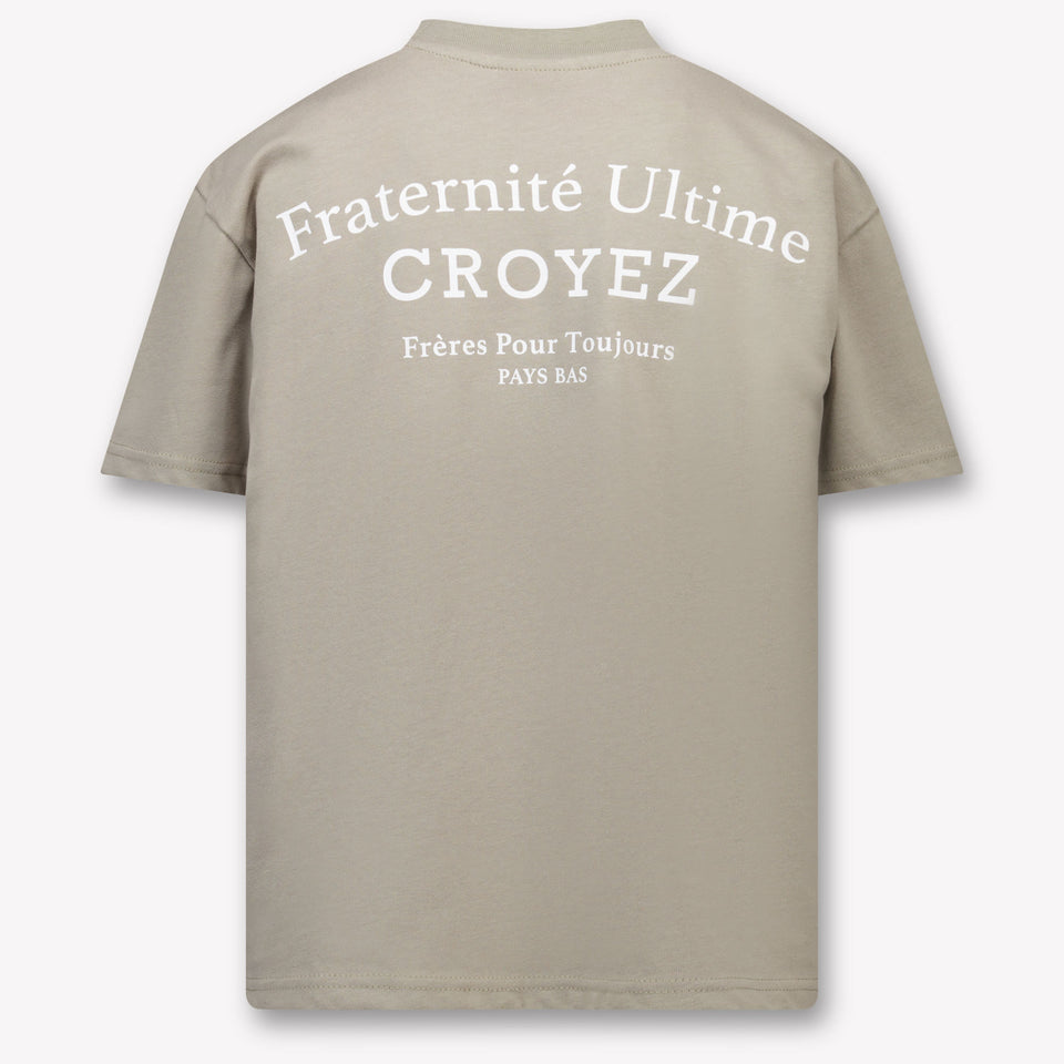 Croyez Kids Boys T-shirt in Olive Green