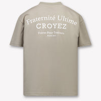 Croyez Kinder Jungen T-Shirt in Olivgrün