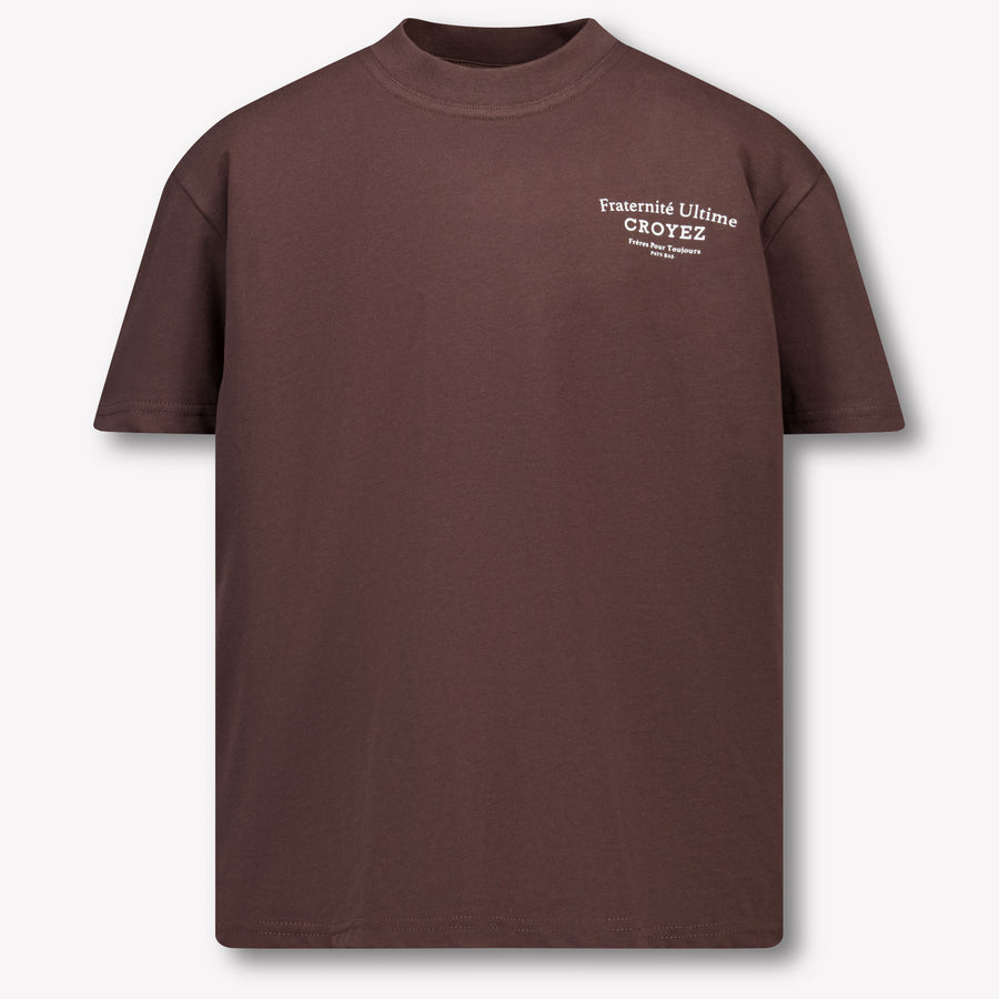 CROYEZ KINDER Garçons T-shirt Marron