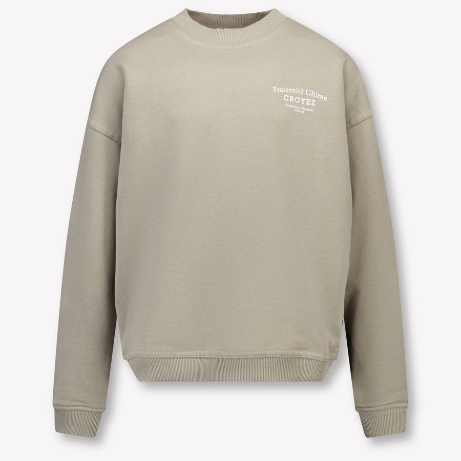 CROYEZ KINDER Garçons Pull d'olive Vert