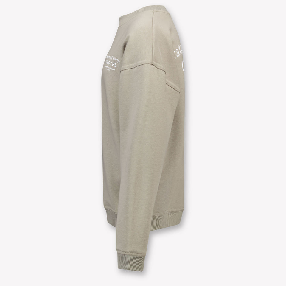 Croyez Kinder Ragazzi Maglione in Verde Oliva