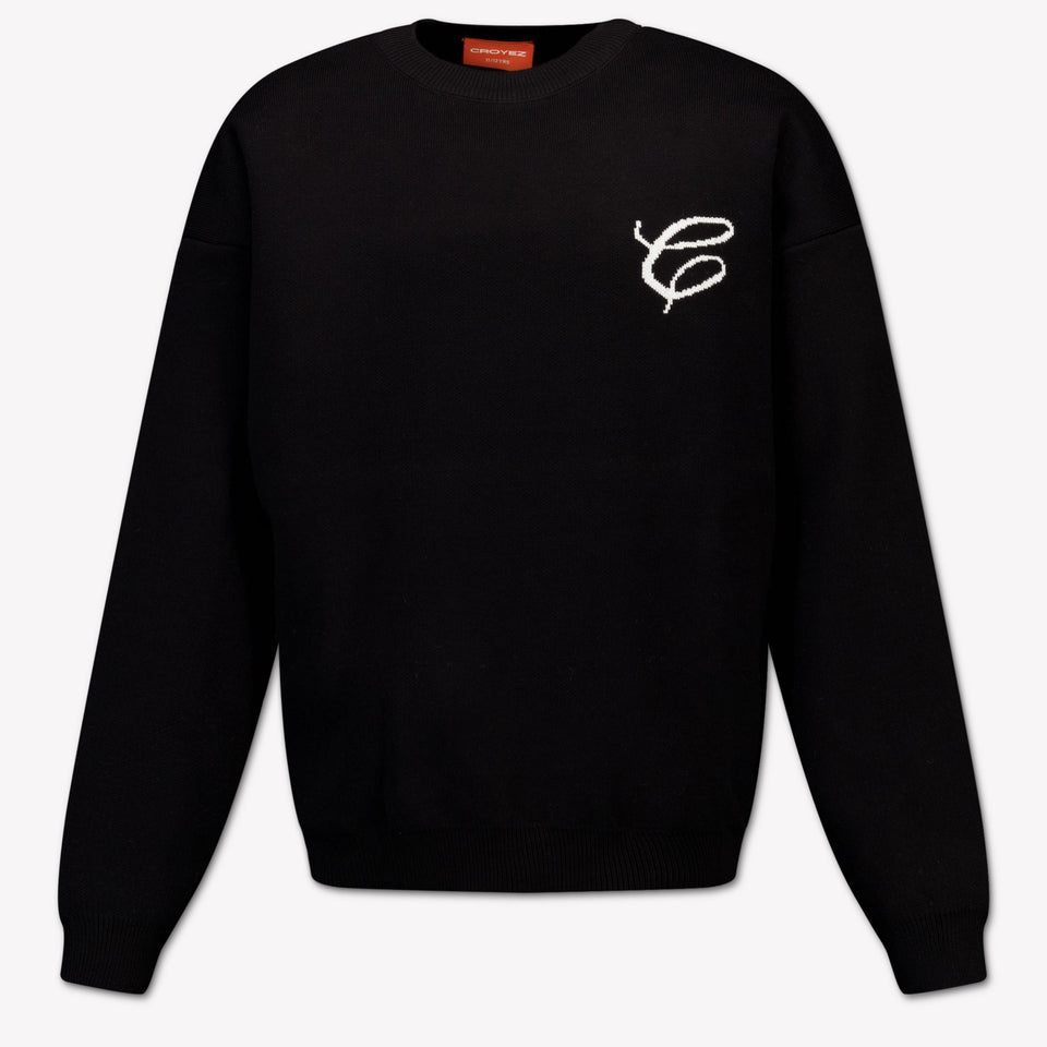 Croyez Kinder Ragazzi Maglione in Nero