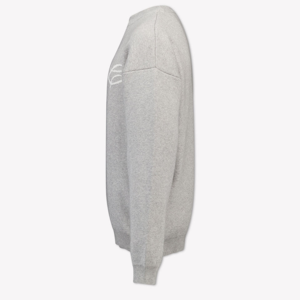 Croyez Kinder Ragazzi Maglione in Grigio