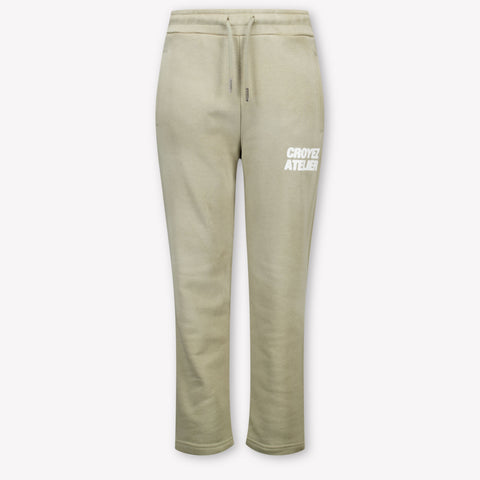 Croyez Kinder Ragazzi Pantaloni Verde Oliva