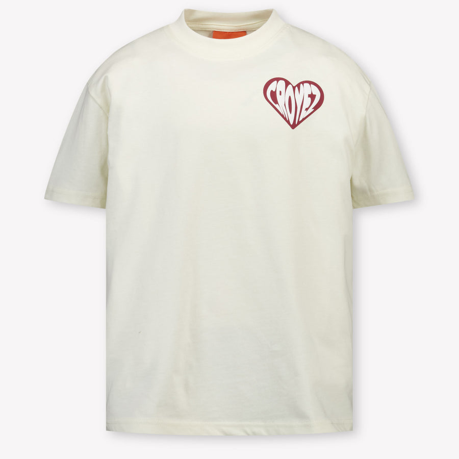 CROYEZ KINDER Garçons T-shirt en blanc