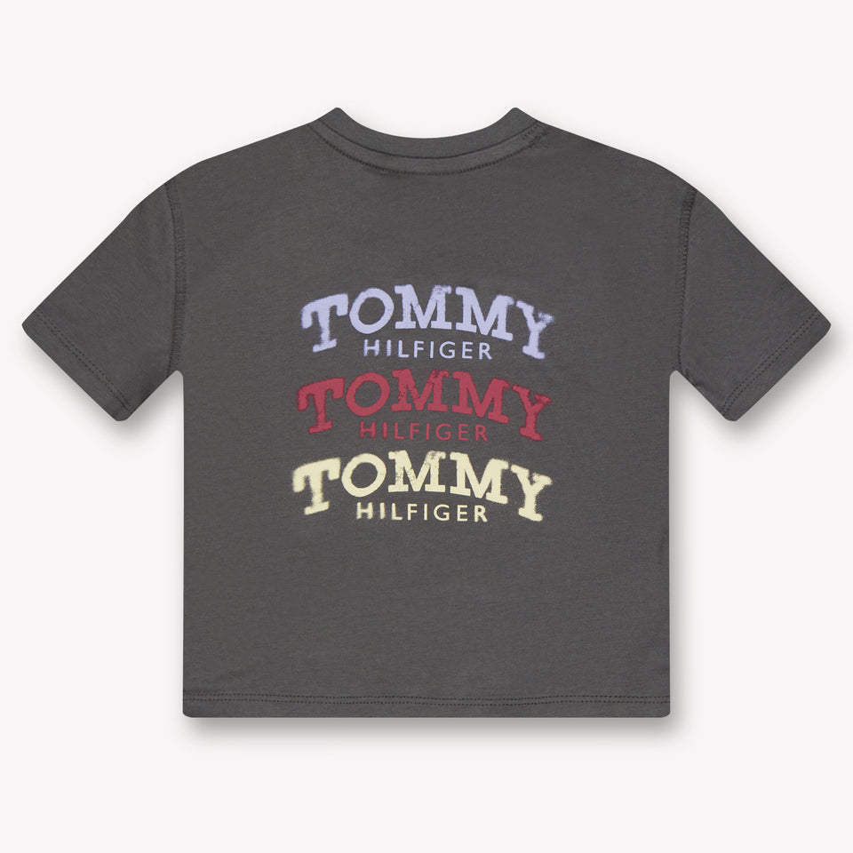 Tommy Hilfiger Baby Jungen T-Shirt in Schwarz