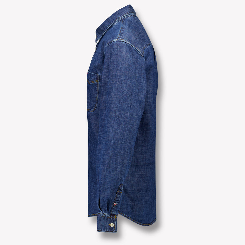 Tommy Hilfiger Kids Boys Blouse in Blue