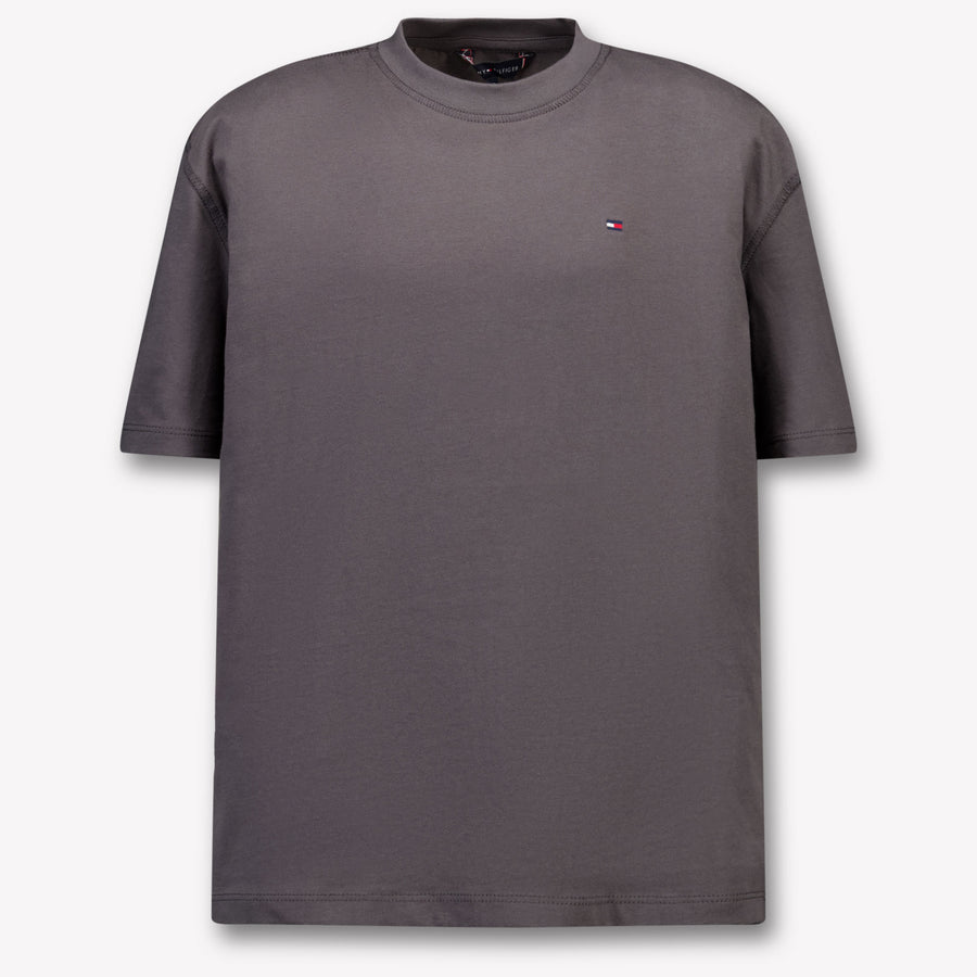 Tommy Hilfiger Niño Chicos Camiseta en Gris