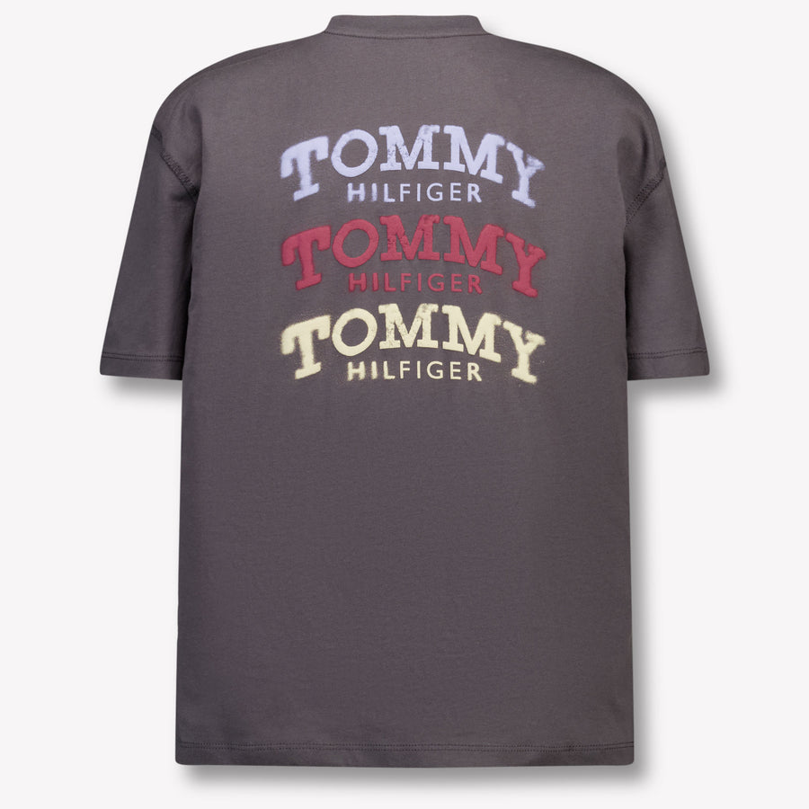 Tommy Hilfiger Niño Chicos Camiseta en Gris