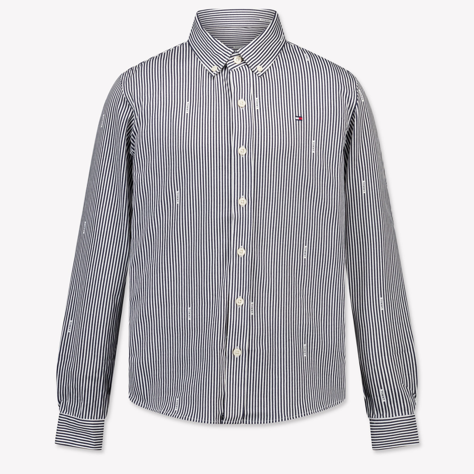 Tommy Hilfiger Ragazzo Ragazzi Camicetta dentro Navy