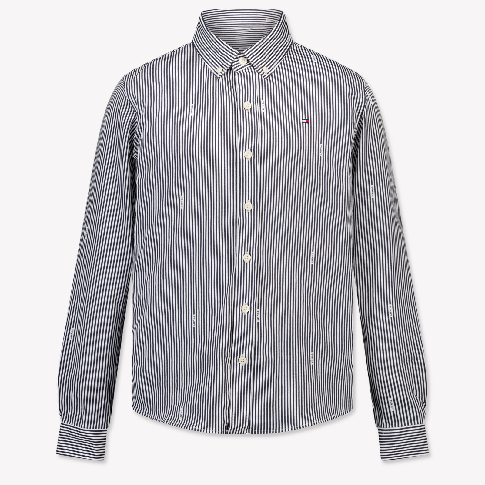 Tommy Hilfiger Ragazzo Ragazzi Camicetta dentro Navy