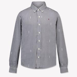 Tommy Hilfiger Niño Chicos Blusa en Navy