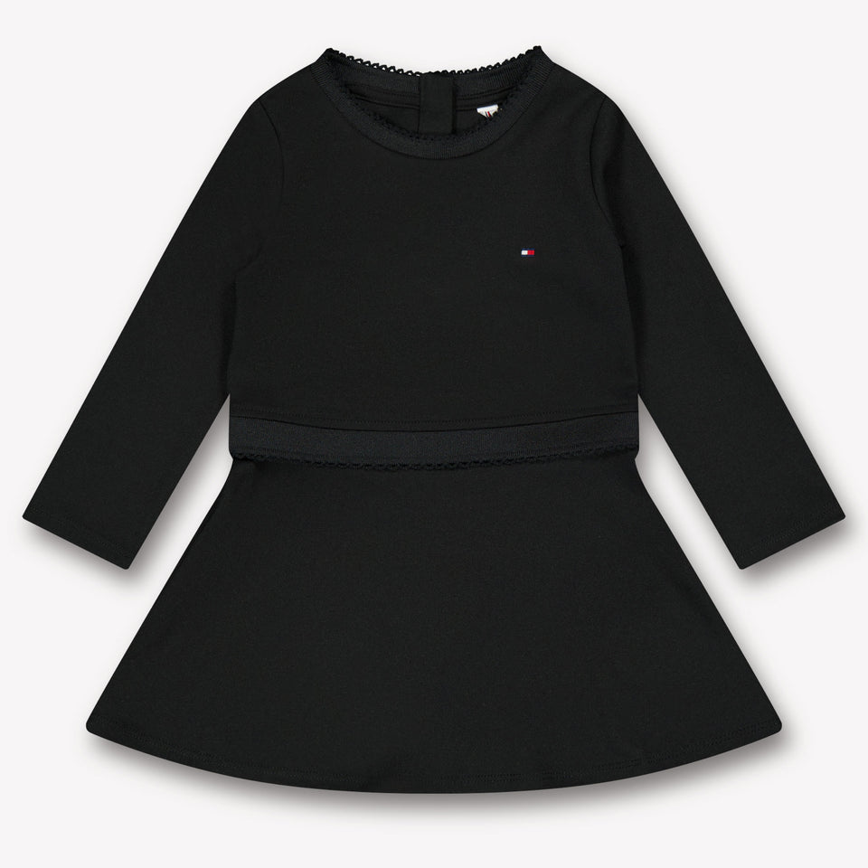 Tommy Hilfiger Baby Meisjes Jurk In Zwart