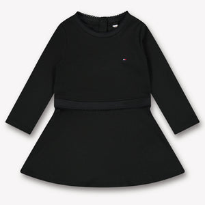Tommy Hilfiger Bambino Ragazze Vestito Nero