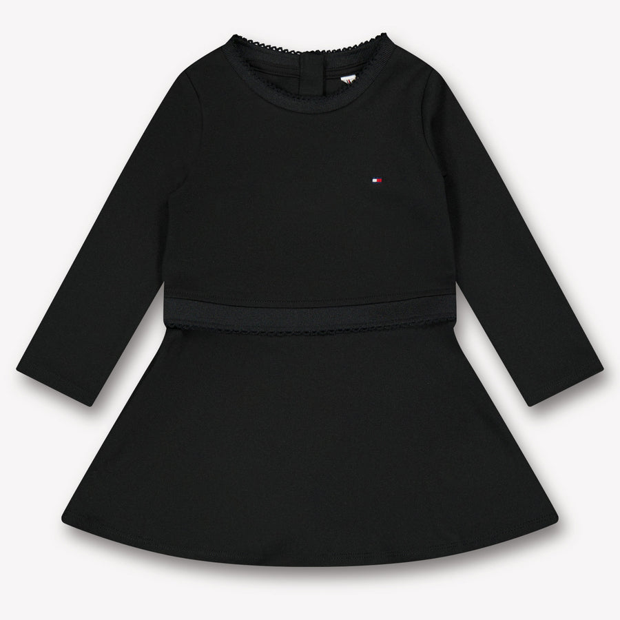 Tommy Hilfiger Bambino Ragazze Vestito Nero