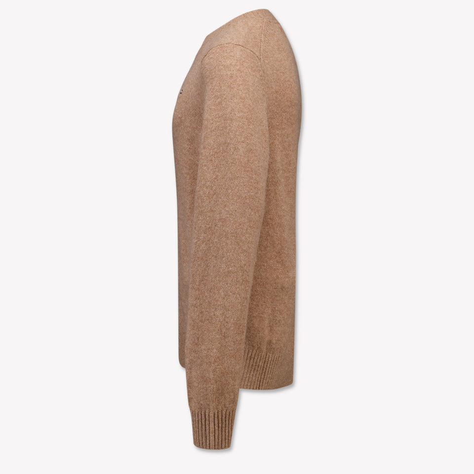 Tommy Hilfiger Niño Chicos Suéter en Camel