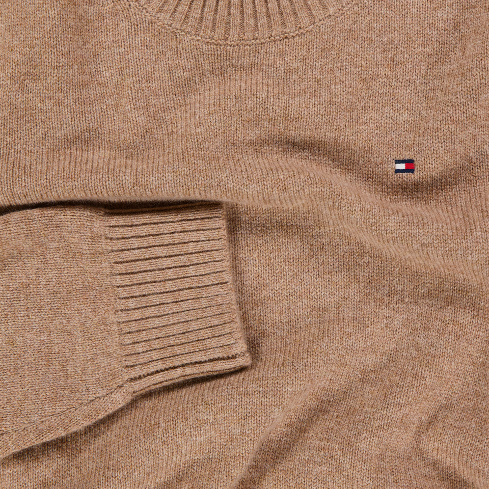 Tommy Hilfiger Niño Chicos Suéter en Camel