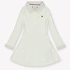 Tommy Hilfiger Bebé Chicas Vestido Blanco Roto