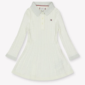 Tommy Hilfiger Baby Mädchen Kleid Grauweiß