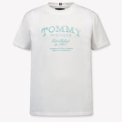 Tommy Hilfiger Kinder Jongens T-Shirt In Wit