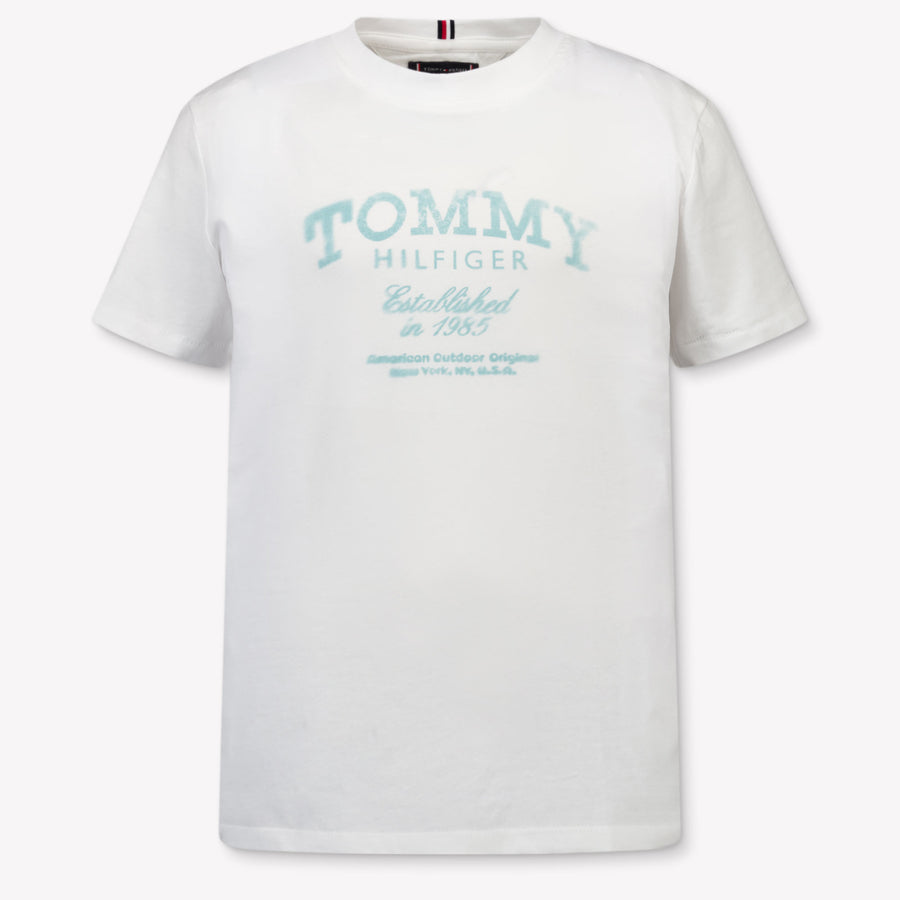 Tommy Hilfiger Kinder Jungen T-Shirt in Weiß